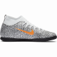 NIKE JR MERCURIAL SUPERFLY 7 CLUB CR7 SAFARI IC SÁLOVKY DĚTSKÉ - Bílá, Oranžová č.7