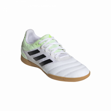 ADIDAS COPA 20.3 IN SALA J SÁLOVKY DĚTSKÉ - Bílá, Neon zelená č.9