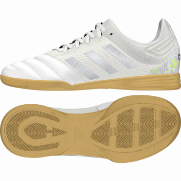 ADIDAS COPA 20.3 IN SALA J SÁLOVKY DĚTSKÉ - Bílá, Neon zelená č.1