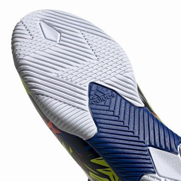 ADIDAS NEMEZIZ MESSI 19.3 IN JR SÁLOVKY DĚTSKÉ - Modrá, Oranžová č.6