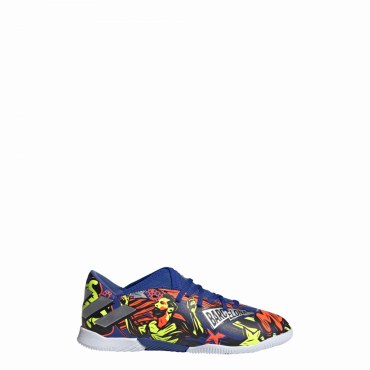 ADIDAS NEMEZIZ MESSI 19.3 IN JR SÁLOVKY DĚTSKÉ - Modrá, Oranžová č.8