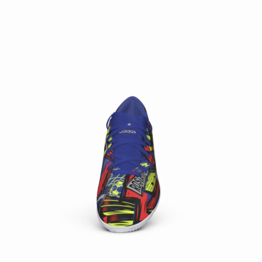 ADIDAS NEMEZIZ MESSI 19.3 IN JR SÁLOVKY DĚTSKÉ - Modrá, Oranžová č.15