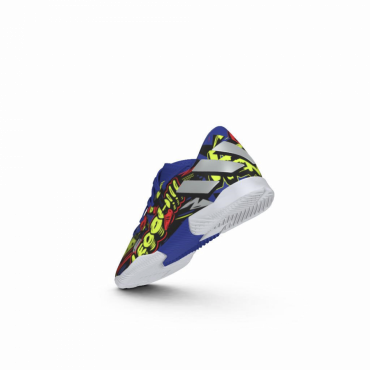 ADIDAS NEMEZIZ MESSI 19.3 IN JR SÁLOVKY DĚTSKÉ - Modrá, Oranžová č.17