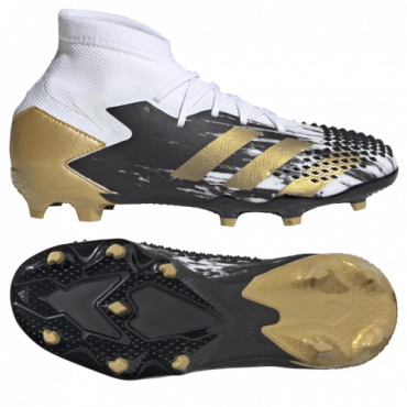 ADIDAS PREDATOR MUTATOR 20 FG KOPAČKY DĚTSKÉ - Bílá, Černá, Zlatá č.1