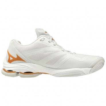 MIZUNO WAVE LIGHTNING Z6 VOLEJBALOVÉ BOTY DÁMSKÉ - Bílá, Zlatá č.2