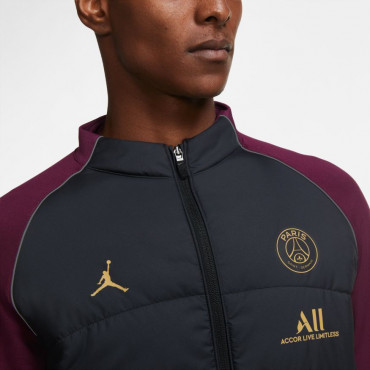 NIKE JORDAN PARIS SAINT-GERMAIN STRIKE FOTBALOVÁ BUNDA - Černá č.3
