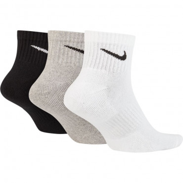 NIKE EVERYDAY KOTNÍKOVÉ PONOŽKY 3 PÁRY - Šedá, Bílá č.2