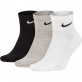 NIKE EVERYDAY KOTNÍKOVÉ PONOŽKY 3 PÁRY - Šedá, Bílá č.1