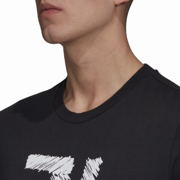 ADIDAS JUVENTUS FC DNA TRIKO PÁNSKÉ - Černá, Bílá č.4