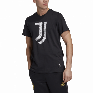 ADIDAS JUVENTUS FC DNA TRIKO PÁNSKÉ - Černá, Bílá č.6