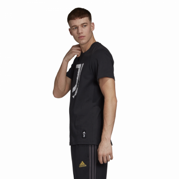 ADIDAS JUVENTUS FC DNA TRIKO PÁNSKÉ - Černá, Bílá č.7
