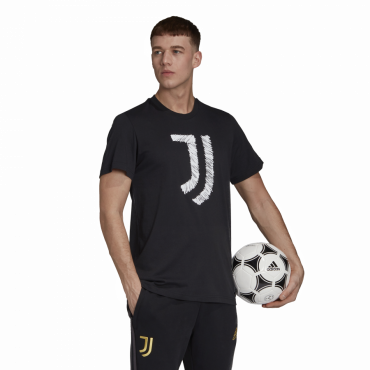 ADIDAS JUVENTUS FC DNA TRIKO PÁNSKÉ - Černá, Bílá č.10