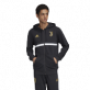 ADIDAS JUVENTUS FC 3S FZ MIKINA PÁNSKÁ - Černá, Bílá č.9