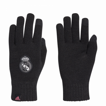 ADIDAS REAL MADRID PLETENÉ HRÁČSKÉ RUKAVICE - Černá č.1