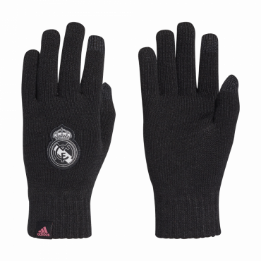 ADIDAS REAL MADRID PLETENÉ HRÁČSKÉ RUKAVICE - Černá č.5