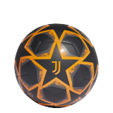 ADIDAS FINALE JUVENTUS FC CLUB FOTBALOVÝ MÍČ - Černá, Oranžová č.7