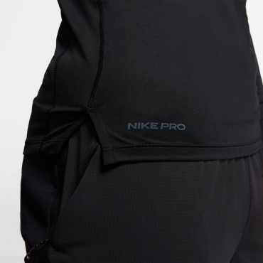 NIKE PRO FUNKČNÍ TRIKO S DLOUHÝM RUKÁVEM - Černá č.6