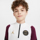 NIKE PARIS SAINT-GERMAIN FOTBALOVÉ TRIKO S DLOUHÝM RUKÁVEM DĚTSKÉ - Bílá, Vínová č.6