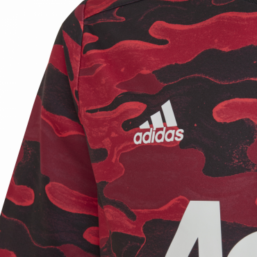 ADIDAS MANCHESTER UNITED FC FOTBALOVÝ DRES DĚTSKÝ - Černá, Červená č.5