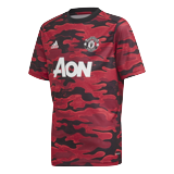 ADIDAS MANCHESTER UNITED FC FOTBALOVÝ DRES DĚTSKÝ - Černá, Červená č.8