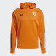 ADIDAS JUVENTUS MIKINA 1/2 ZIP S KAPUCÍ PÁNSKÁ - Oranžová č.2