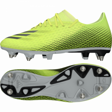 ADIDAS X GHOSTED.3 SG KOLÍKOVÉ KOPAČKY PÁNSKÉ - Neon žlutá, Černá č.2