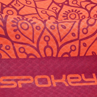 MANDALA PODLOŽKA NA CVIČENÍ 4 MM LOSOSOVÁ - VČETNĚ POPRUHU č.5