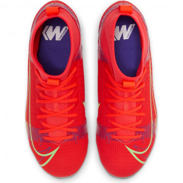 NIKE JR MERCURIAL SUPERFLY 8 ACADEMY FG/MG KOPAČKY DĚTSKÉ - Červená, Žlutá č.5