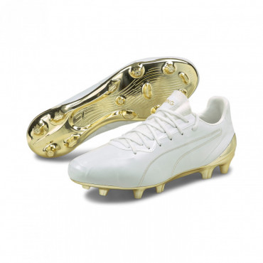 PUMA KING PLATINUM FG/AG KOPAČKY PÁNSKÉ - Bílá, Zlatá č.1