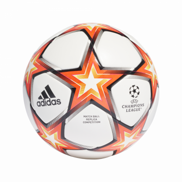 ADIDAS UCL COMPETITION PYROSTORM FOTBALOVÝ MÍČ - Bílá, Oranžová č.1