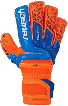 REUSCH GK PRISMA DELUXE G3 BRANKÁŘSKÉ RUKAVICE - Oranžová, Modrá č.1