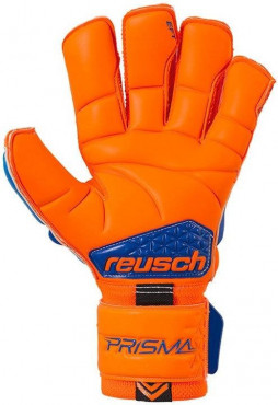 REUSCH GK PRISMA DELUXE G3 BRANKÁŘSKÉ RUKAVICE - Oranžová, Modrá č.2