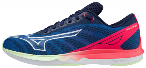 MIZUNO WAVE SHADOW 5 BĚŽECKÁ OBUV DÁMSKÁ - Modrá, Červená č.1