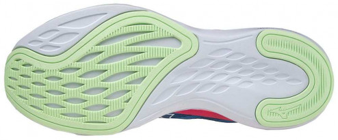 MIZUNO WAVE SHADOW 5 BĚŽECKÁ OBUV DÁMSKÁ - Modrá, Červená č.2