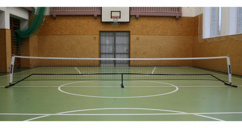 MERCO TENIS/BADMINTON SET STOJANY NA KURT včetně sítě 3 a 6 metrů č.4