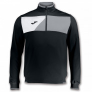 JOMA TRÉNINKOVÁ MIKINA 1/2 ZIP DĚTSKÁ - Černá, Bílá