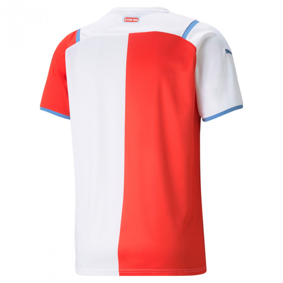 Puma Camisola SK Slavia Praga Primeiro Equipamento Replica 22/23 White-Red  S - 765791-01-S