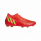 ADIDAS PREDATOR EDGE.3 FG KOPAČKY PÁNSKÉ - Červená, Neon zelená č.1