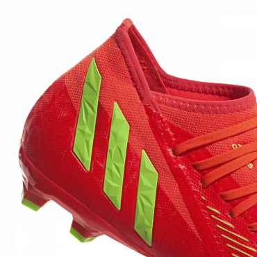 ADIDAS PREDATOR EDGE.3 FG KOPAČKY PÁNSKÉ - Červená, Neon zelená č.3