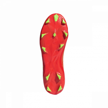ADIDAS PREDATOR EDGE.3 FG KOPAČKY PÁNSKÉ - Červená, Neon zelená č.4