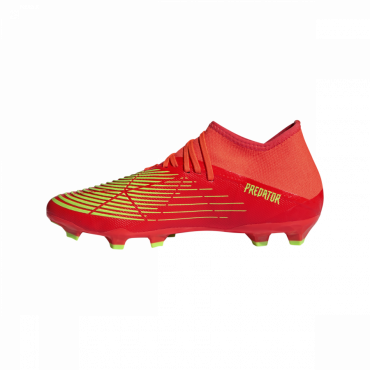 ADIDAS PREDATOR EDGE.3 FG KOPAČKY PÁNSKÉ - Červená, Neon zelená č.5