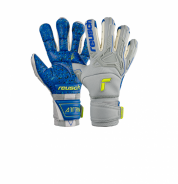 REUSCH GK ATTRAKT FREEGEL FUSION O-T BRANKÁŘSKÉ RUKAVICE - Šedá, Žlutá