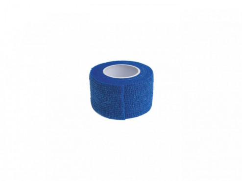 KINE-MAX COHESIVE ELASTIC BANDAGE ELASTICKÁ SAMOFIXAČNÍ BANDÁŽ 2,5cm x 4,5m - Modrá č.2