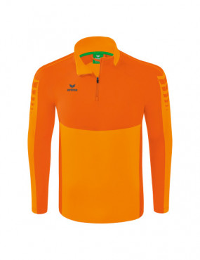 ERIMA SIX WINGS MIKINA 1/2 ZIP - PÁNSKÁ - Oranžová neon, Oranžová č.1