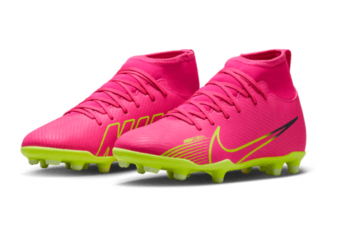 NIKE JR SUPERFLY 9 CLUB FG/MG KOPAČKY DĚTSKÉ - Růžová č.1