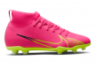 NIKE JR SUPERFLY 9 CLUB FG/MG KOPAČKY DĚTSKÉ - Růžová č.2