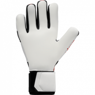 UHLSPORT POWERLINE ABSOLUTGRIP BRANKÁŘSKÉ RUKAVICE - Černá, Červená č.3