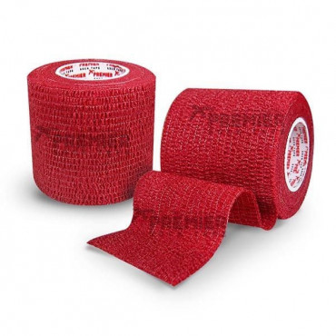 PREMIER SOCK TAPE WRAP - 5cm x 4,5m - Červená č.1