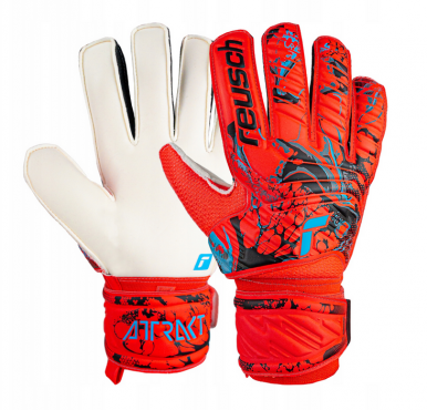 REUSCH GK ATTRAKT SOLID BRANKÁŘSKÉ RUKAVICE - Červená č.1