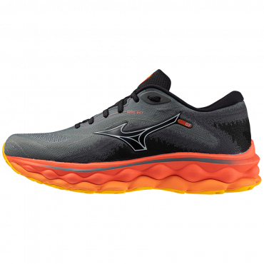 MIZUNO WAVE SKY 7 BĚŽECKÁ OBUV PÁNSKÁ - Šedá, Oranžová č.1